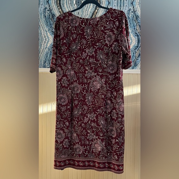 Roz & Ali Floral & Paisley Dress, Size XL - Picture 3 of 3